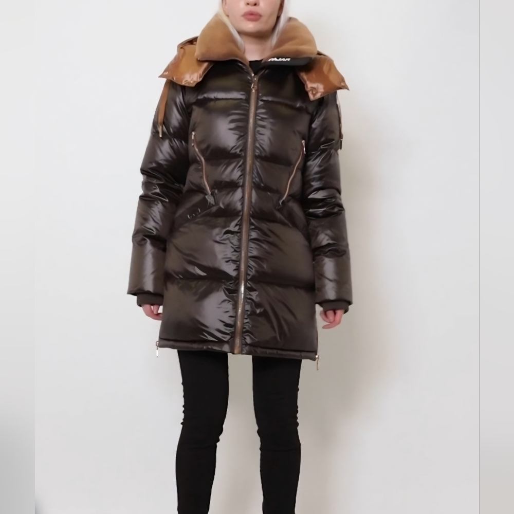 Pajar XS Women's NEW With‎ Tags Brown Lyra Quilted Puffer Jacket
